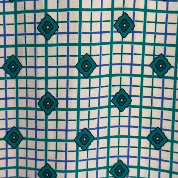 Vtg 70s/80s James Kenrob by Dalton green patterns button up shirt size 6 fit S/M - Picture 6 of 8